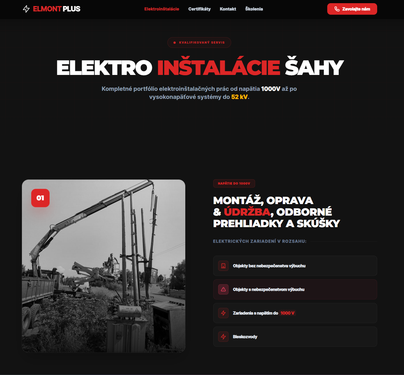 Elmontplus spol. s r.o. – ukážka 2