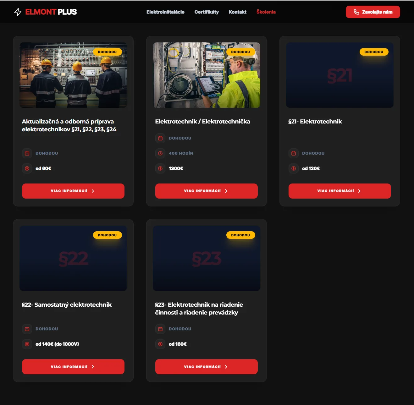Elmontplus spol. s r.o. – ukážka 3